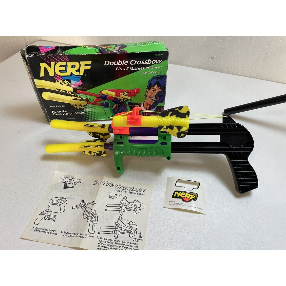 1994 NERF Double Crossbow No.60419 Sealed In Box